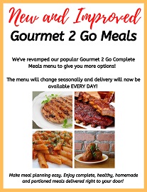 Agata & Valentina's gourmet 2 go menu