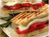 Panini Prosc.Mozz.Pepper Roasted  & Arugula