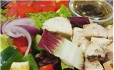 Salad Pizza with Grilled Chicken