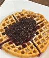 Homemade Buttermilk Waffle with Fruit