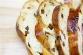 Round Challah With Raisin For The Holiday