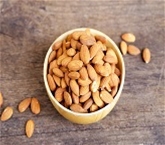 Almonds Raw Calif W/ Skin 9Oz