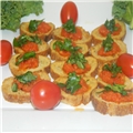 Sundried Tomato Pesto Crostini