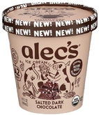 Alec's  Org A2 Ice Cream Salted Dark Chocolate 14oz