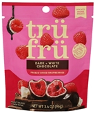 Tru Fru Freeze Dried Raspberries in Dark & White Chocolate (3.4 oz)
