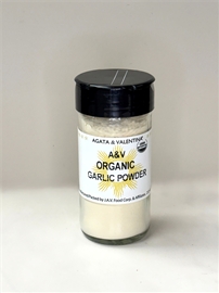 A&amp;V Organic Garlic Powder 2.4Oz