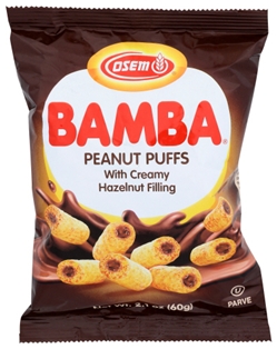 Bamba Peanut Puffs w/Hazelnut Filling (2.5oz)