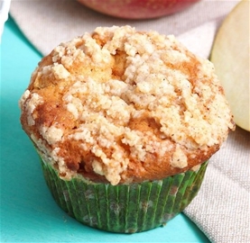 Large Homemade Apple Crumb Muffin