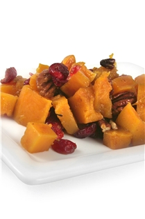 Roasted Butternut Squash With Pecans And Cranberries