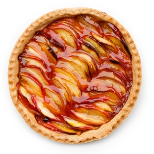 A&amp;V Fresh Homemade Peach Tart 7"