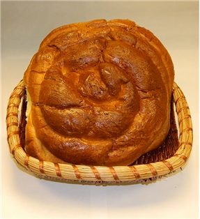 Round Challah For The Holiday