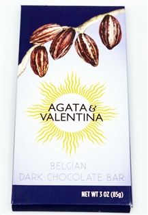 A&amp;V Belgian Dark Chocolate Bar (3oz.)