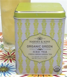 Harney &amp; Sons Organic Green Tea with Citrus &amp; Ginko