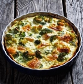 Quiche Broccoli &amp; Cheddar 6"