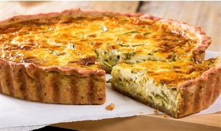Potato &amp; Leek Quiche