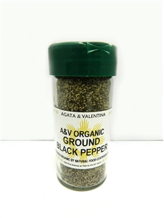 A&amp;V Ground Black Pepper Organic