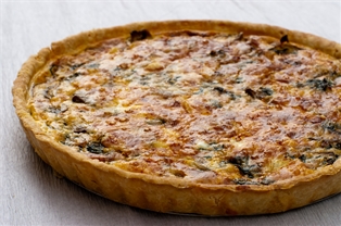 Quiche Spinach &amp; Mushroom 9"
