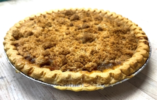 9" Peach Crumb Pie
