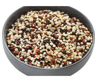 A&amp;V Tri Color Organic Quinoa 26 OZ