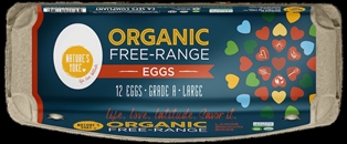 Nature's Yoke Organic Free Range Large Brown 12c
