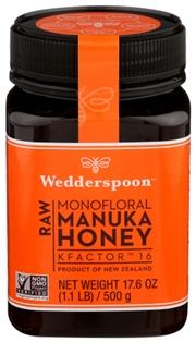 Wedderspoon Raw Manuka Honey KFactor16 (17.6Oz)