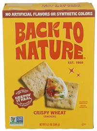 Back to Nature Crispy Wheat Crackers 6.5oz