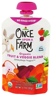 Once Upon a Farm Organic Fruit &amp; Veggie Blend (3.2 oz)