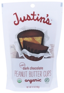 Justin's Mini Organic Dark Chocolate Peanut Butter Cups (4.7oz)