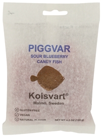Kolsvart Sour Blueberry Candy Fish (4.2 oz)
