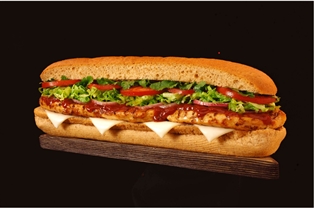 4' BBQ Chicken Hero